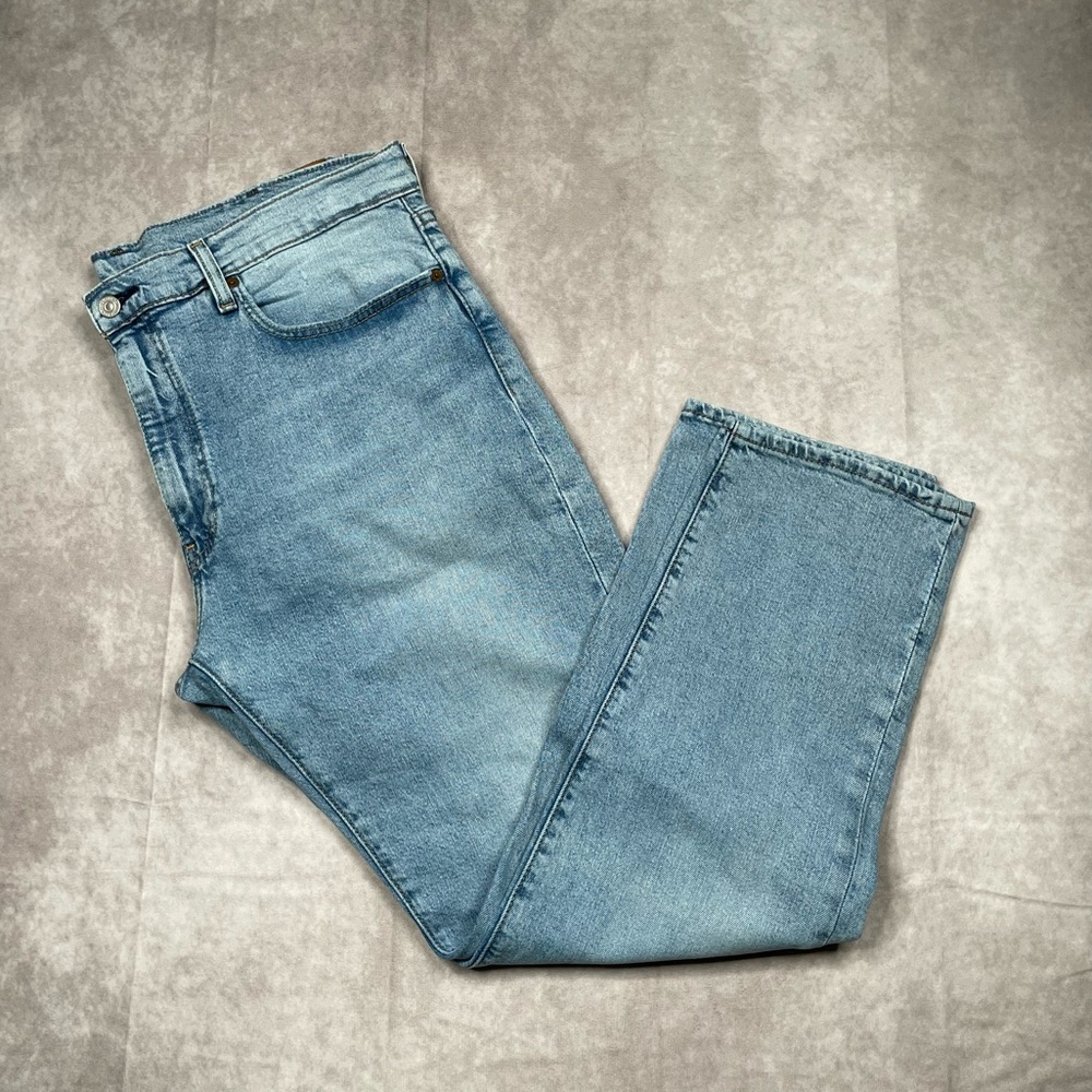 Levi's Big E Denim Jeans Pants Mens 38X32 Blue Straight Leg Premium Lot 502